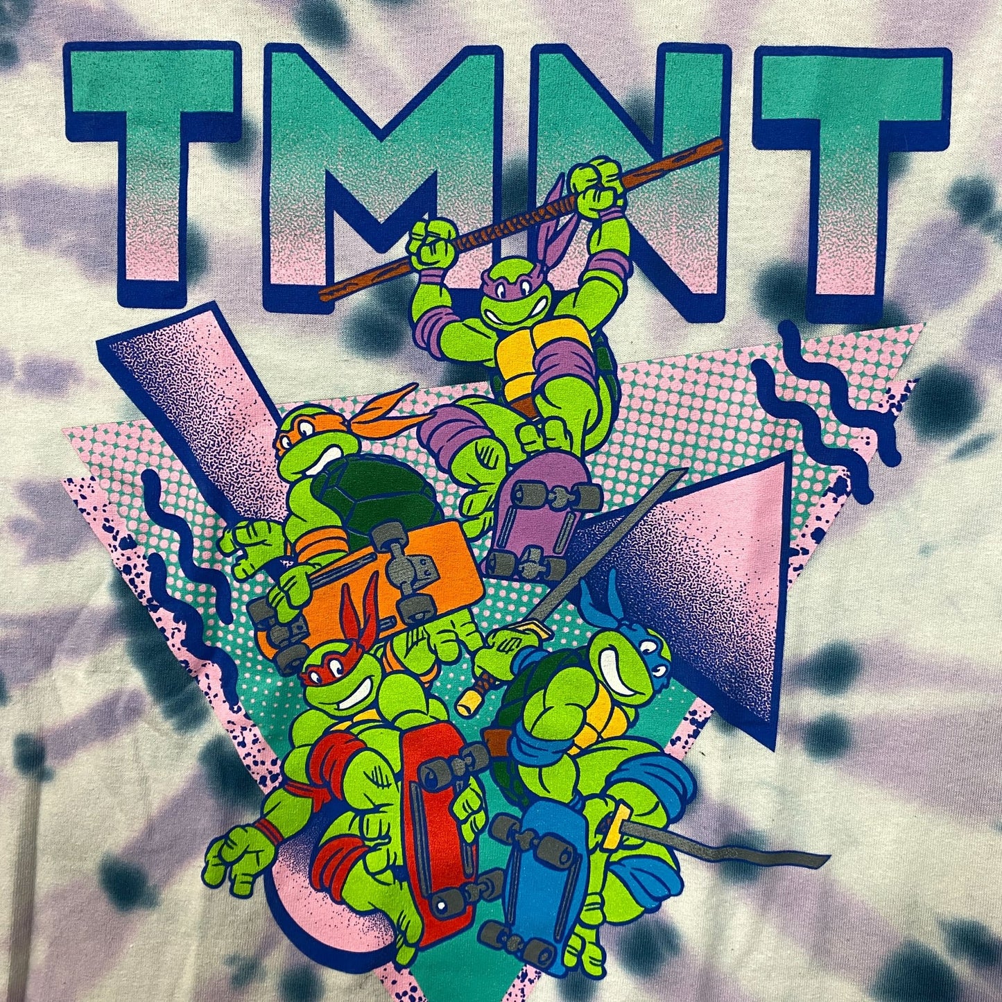 Teenage Mutant Ninja Turtles TMNT Tie Dye T-shirt Small