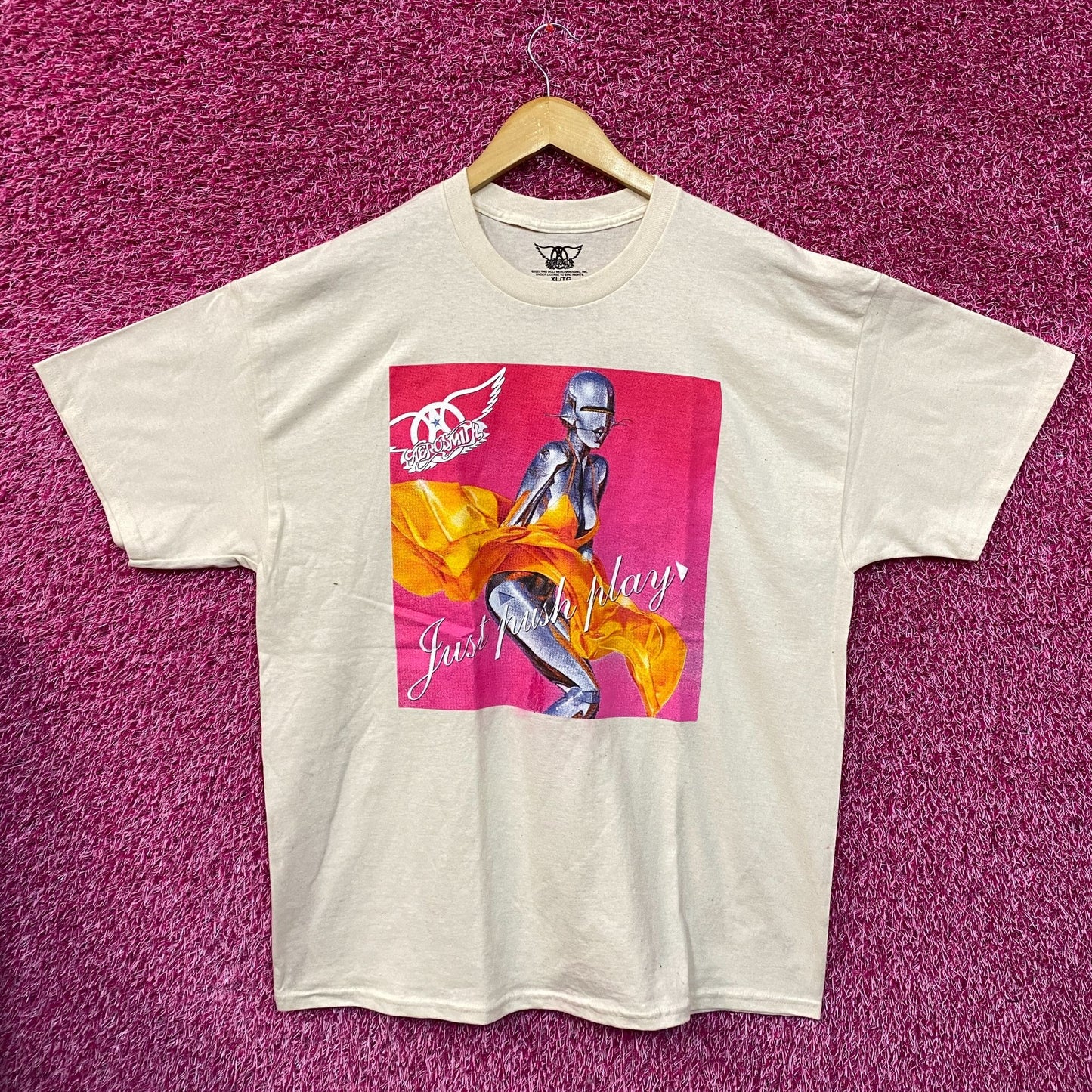 Aerosmith Just Push Play Rock Tshirt size Extra Large