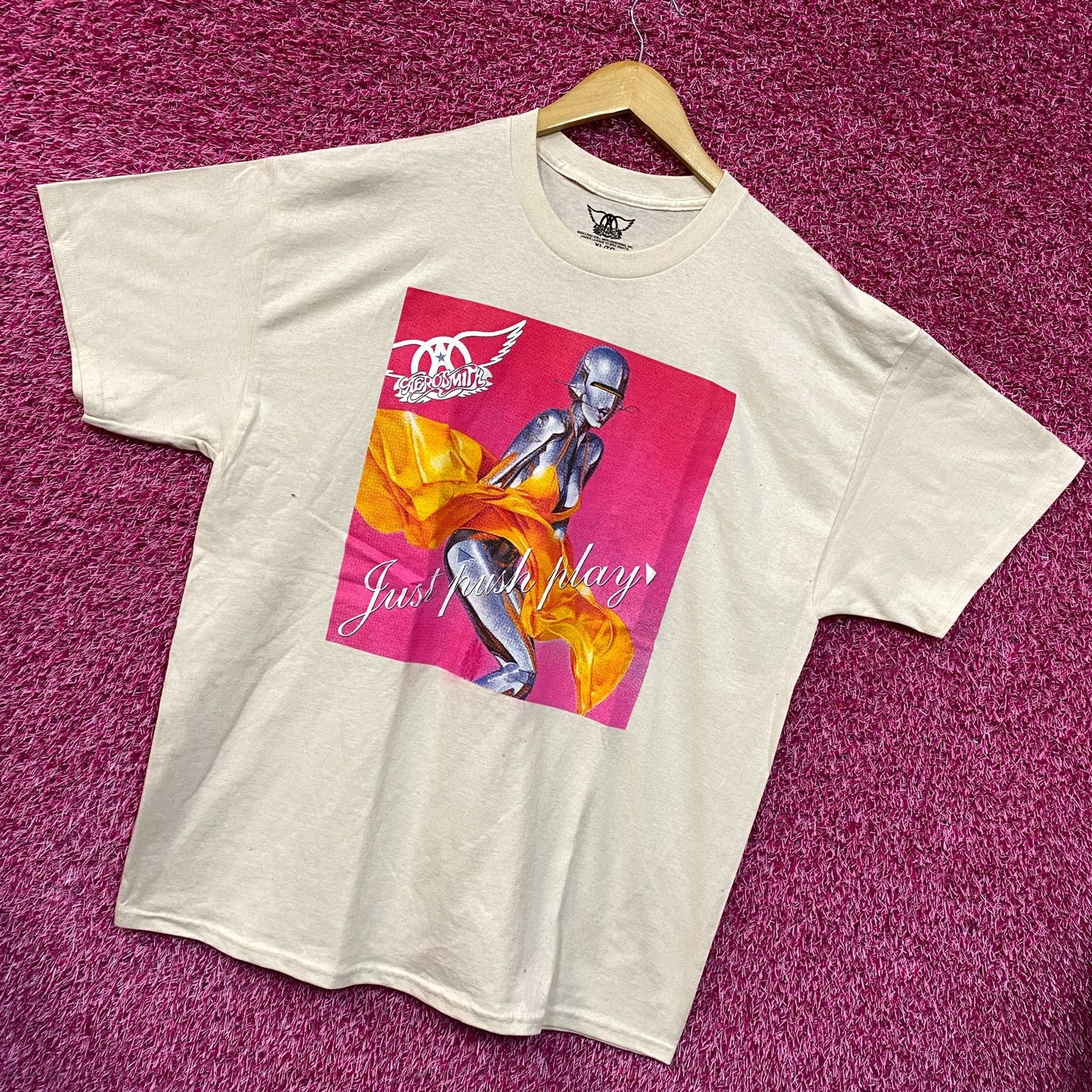 Aerosmith Just Push Play Rock Tshirt size Extra Large