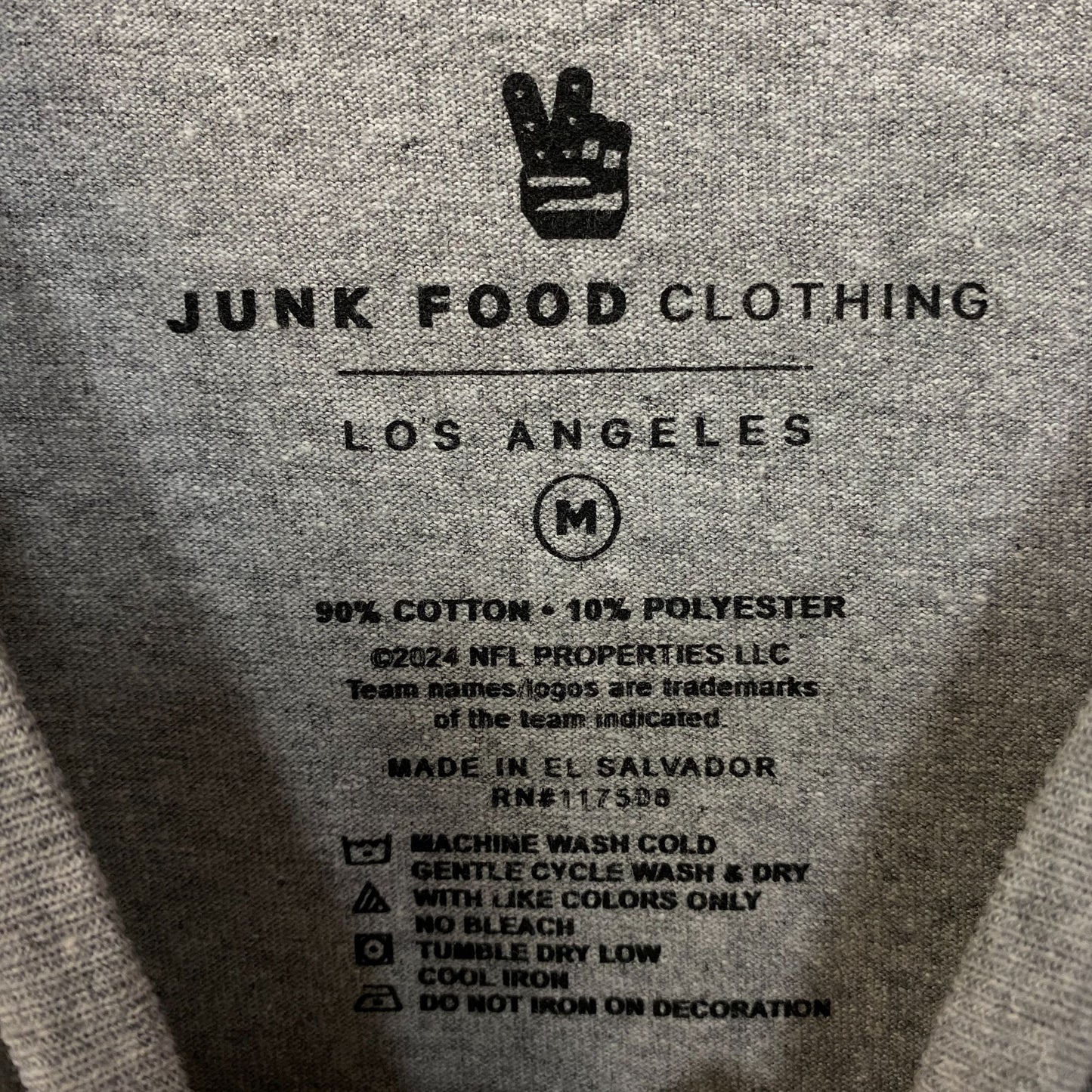 Junk Food Clothing NFL Cincinnati Bengals Complete T-Shirt Medium
