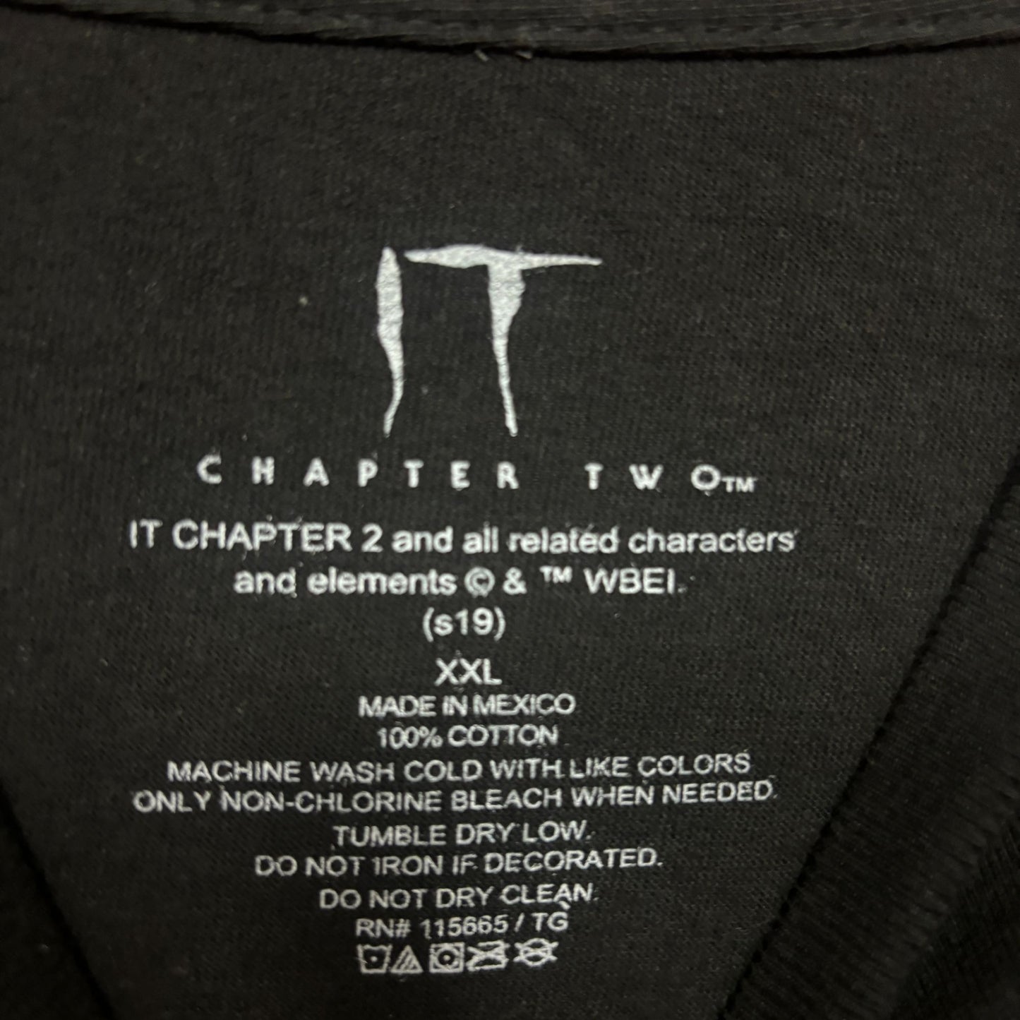 Penny Wise chapter two horror Tshirt size 2xl