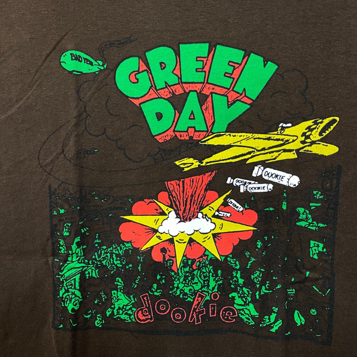 Green Day Dookie Punk Rock album Tshirt size XL