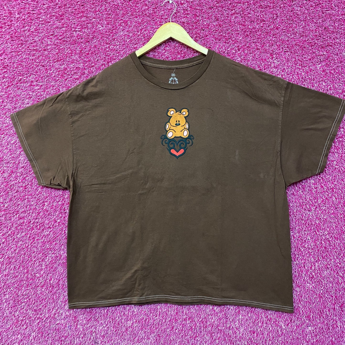 Nickelodeon Garfield Teddy Bear Tattoo T-Shirt 2XL