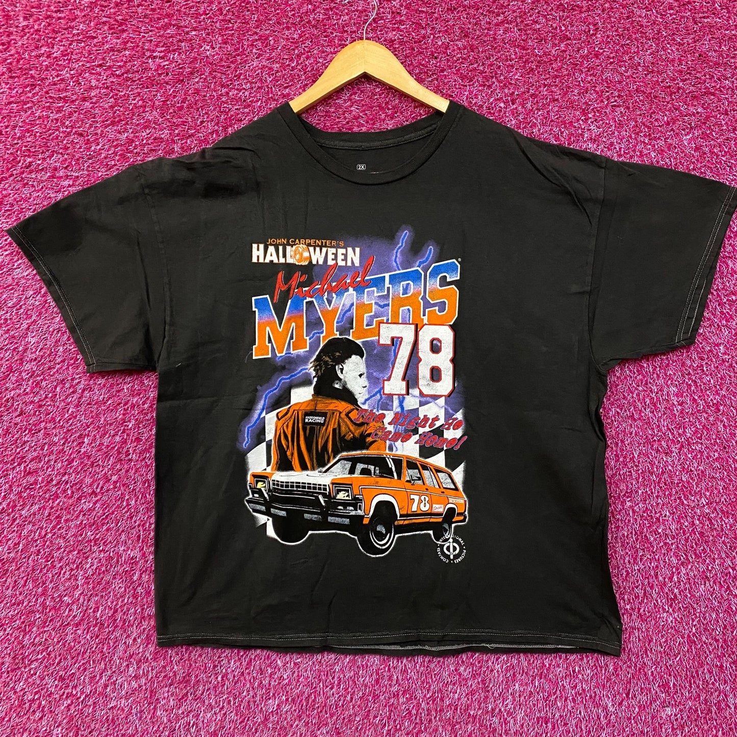 John Carpenter's Halloween Michael Myers Racing 78 T-Shirt 2XL