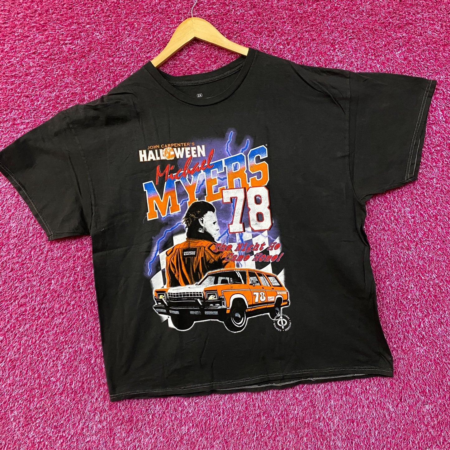 John Carpenter's Halloween Michael Myers Racing 78 T-Shirt 2XL
