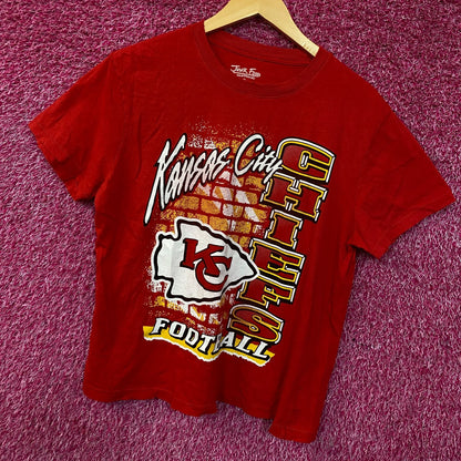 Junk Food Clothing Women's Kansas City Chiefs Logo T-Shirt Large