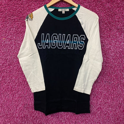 Junk Food NFL Jacksonville Jaguars 3/4 Long Sleeve Raglan T-Shirt XS