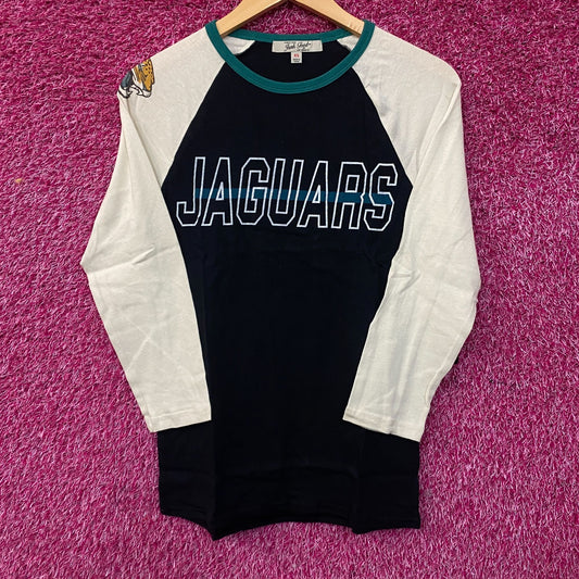 Junk Food NFL Jacksonville Jaguars 3/4 Long Sleeve Raglan T-Shirt XS