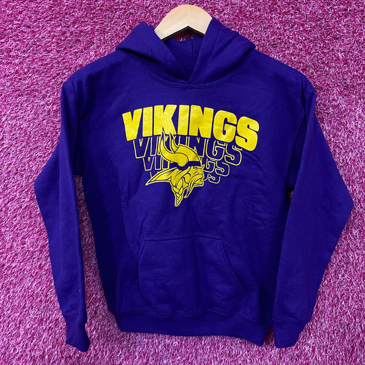 Minnesota Vikings Logo Graphic Pullover Hoodie Medium