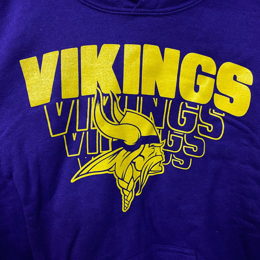 Minnesota Vikings Logo Graphic Pullover Hoodie Medium