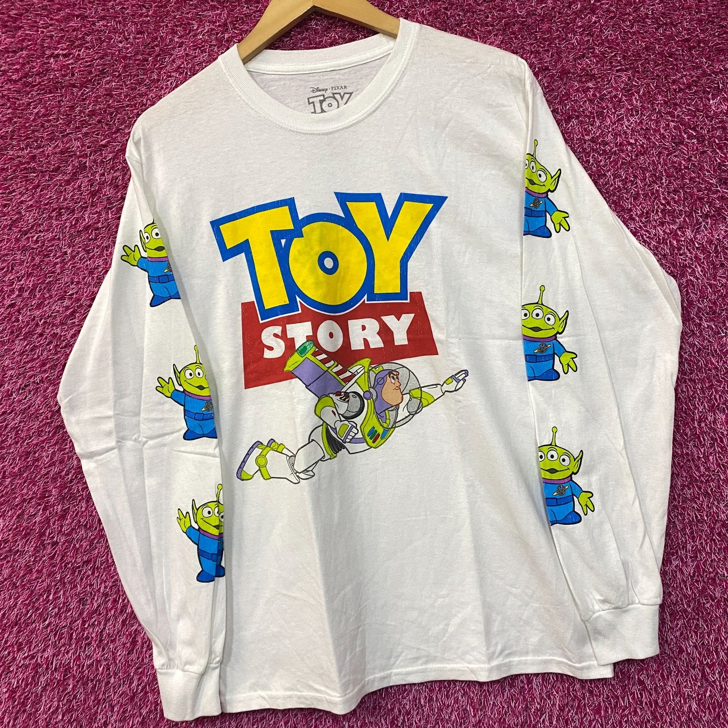 Disney x Pixar Toy Story Buzz Lightyear Long Sleeve T-Shirt Small