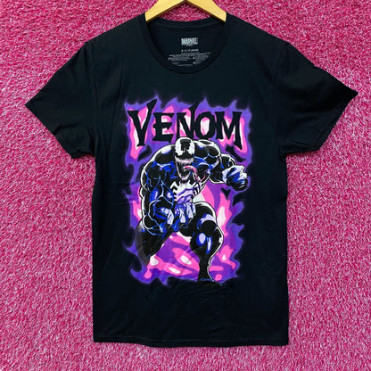 Venom Spiderman Villain Purple Haze Marvel Comics Tee Small