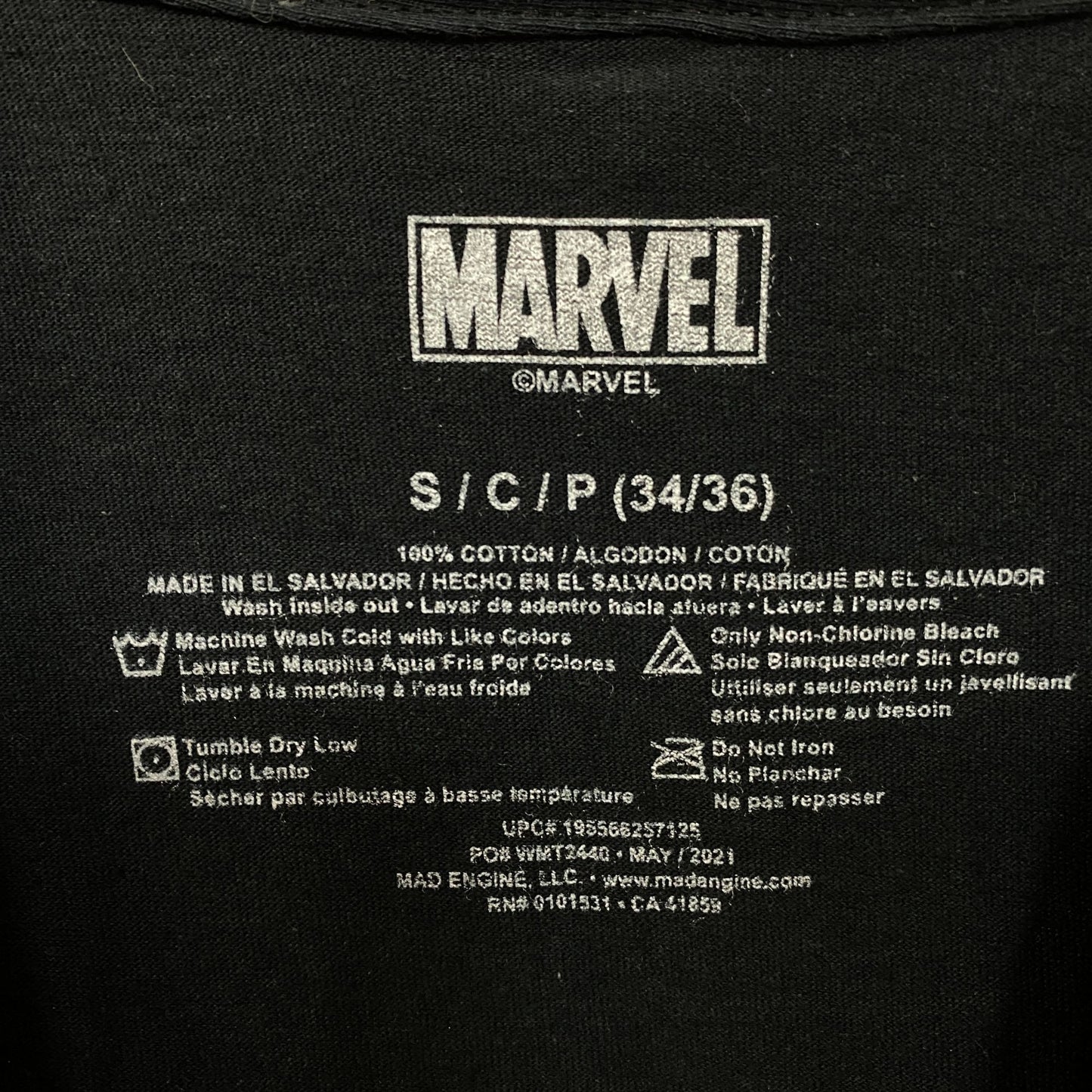 Venom Spiderman Villain Purple Haze Marvel Comics Tee Small