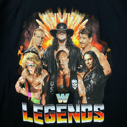 WWE Legends Wrestling Champions Poster T-Shirt 2XL