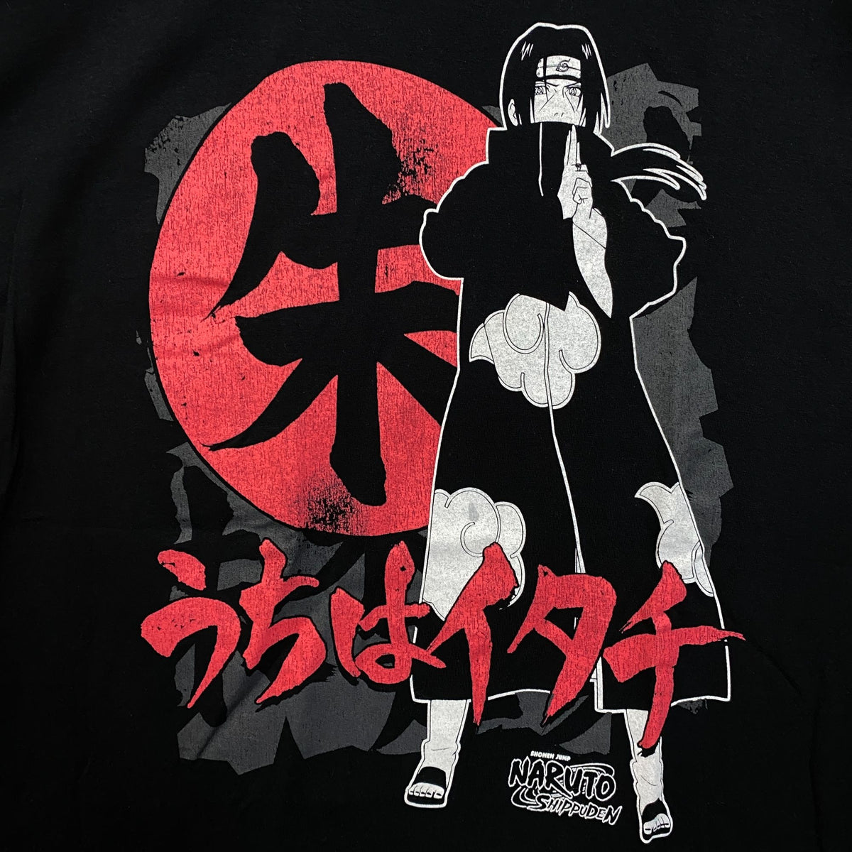 Naruto Shippuden Itachi Uchiha Anime T-Shirt XL