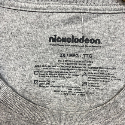 Nickelodeon 90's Cartoon Characters Mash Up T-Shirt 2XL