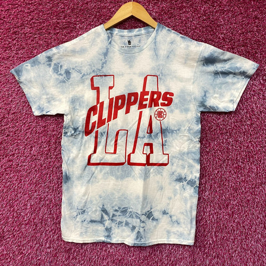 LA Clippers NBA Court Side Team Gameday Promo Tie Dye Small