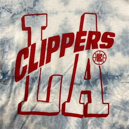 LA Clippers NBA Court Side Team Gameday Promo Tie Dye Small