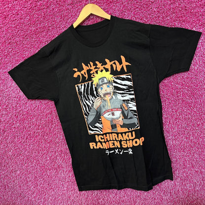 Naruto Ichiraku Ramen Shop Naruto Shippuden Anime Tee L