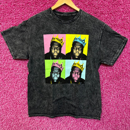 The Notorious BIG King of New York Pop Art Hip Hop Tee M
