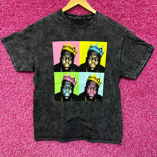 The Notorious BIG King of New York Pop Art Hip Hop Tee M