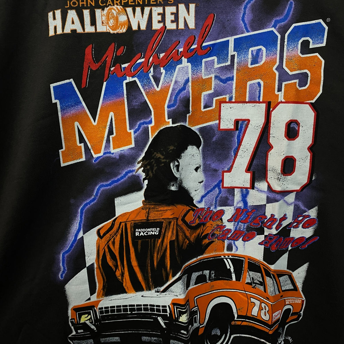 John Carpenter's Halloween Michael Myers Racing 78 T-Shirt Large