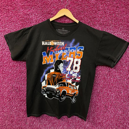 John Carpenter's Halloween Michael Myers Racing 78 T-Shirt Large