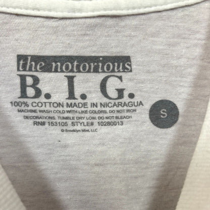 The Notorious BIG Bad Boy Club Poster Hip Hop Tee S