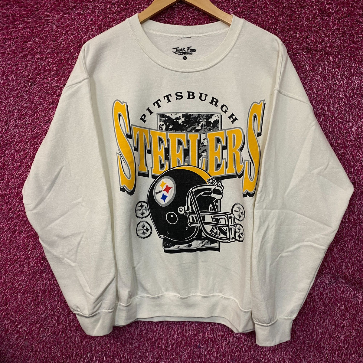 Pittsburgh Steelers Helmet Logo Crewneck size Small