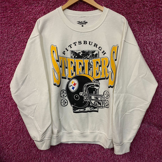 Pittsburgh Steelers Helmet Logo Crewneck size Small