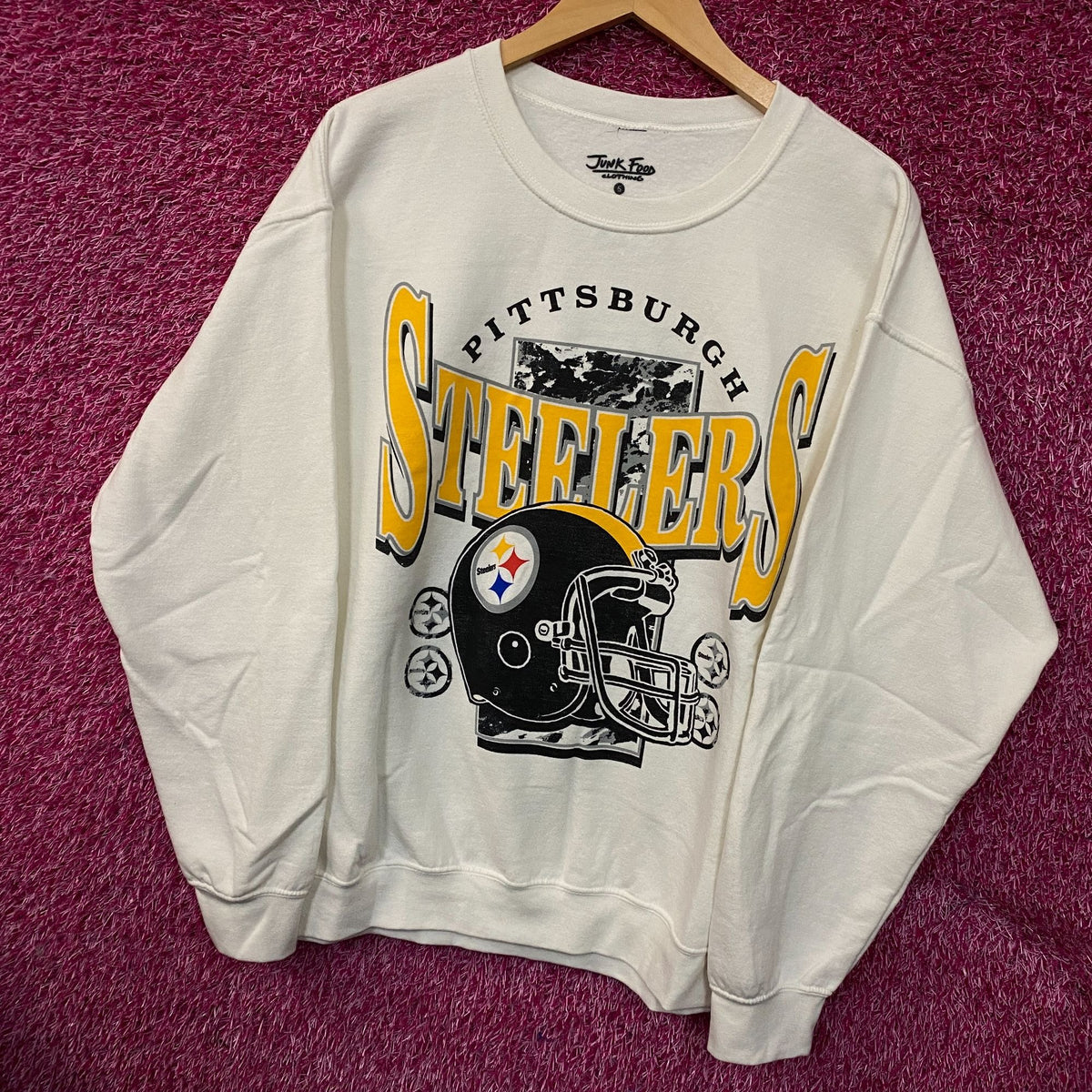 Pittsburgh Steelers Helmet Logo Crewneck size Small