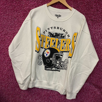 Pittsburgh Steelers Helmet Logo Crewneck size Small