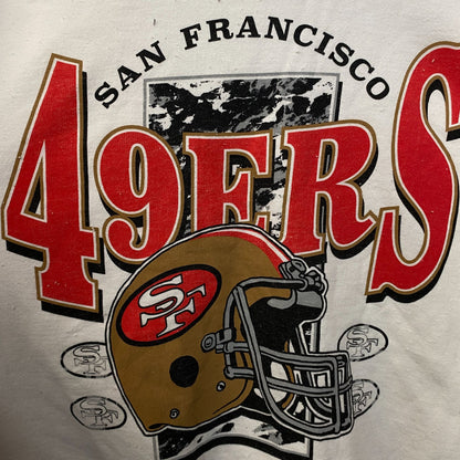 Junk Food Clothing San Francisco 49ers Conversion Flea Market Crew Fleece Medium