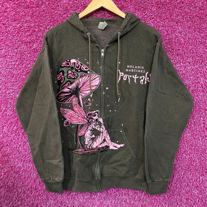 Melanie Martinez Portals Mushroom Fairie Hoodie Zip Up Size Medium