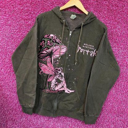 Melanie Martinez Portals Mushroom Fairie Hoodie Zip Up Size Medium