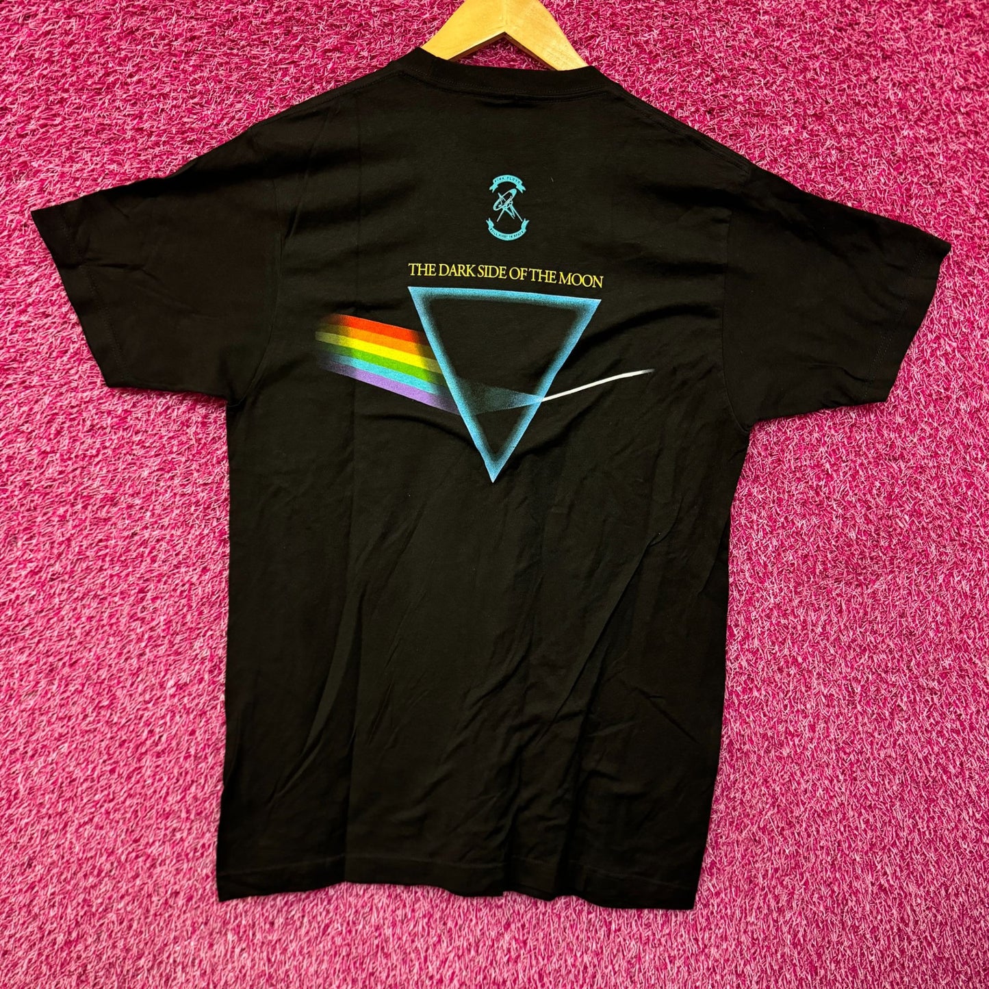 Pink Floyd Dark Side of the Moon Album Cover Art Rock Tee M