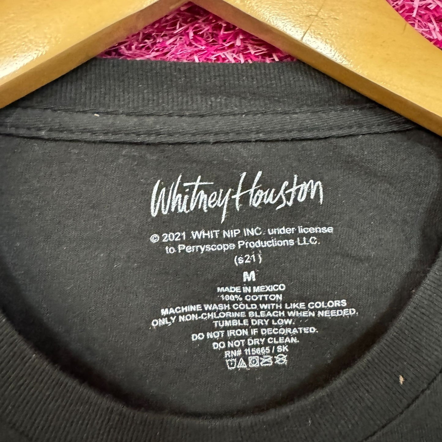 Whitney Houston 1987 Alternate Album Art Dance Pop Tee M