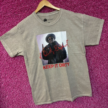 Wutang clan Ol' Dirty Bastard Keep it Dirty rap tee size large