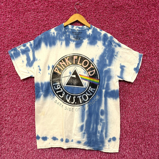 Pink Floyd Dark Side of the Moon 1973 US Tour Rock Tie Dye L
