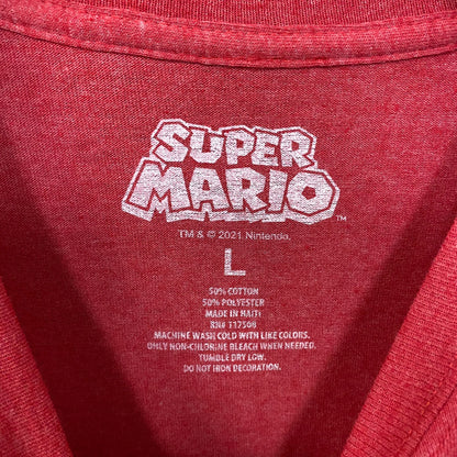 Nintendo Super Mario Bros Character Collage Graphic T-Shirt Large