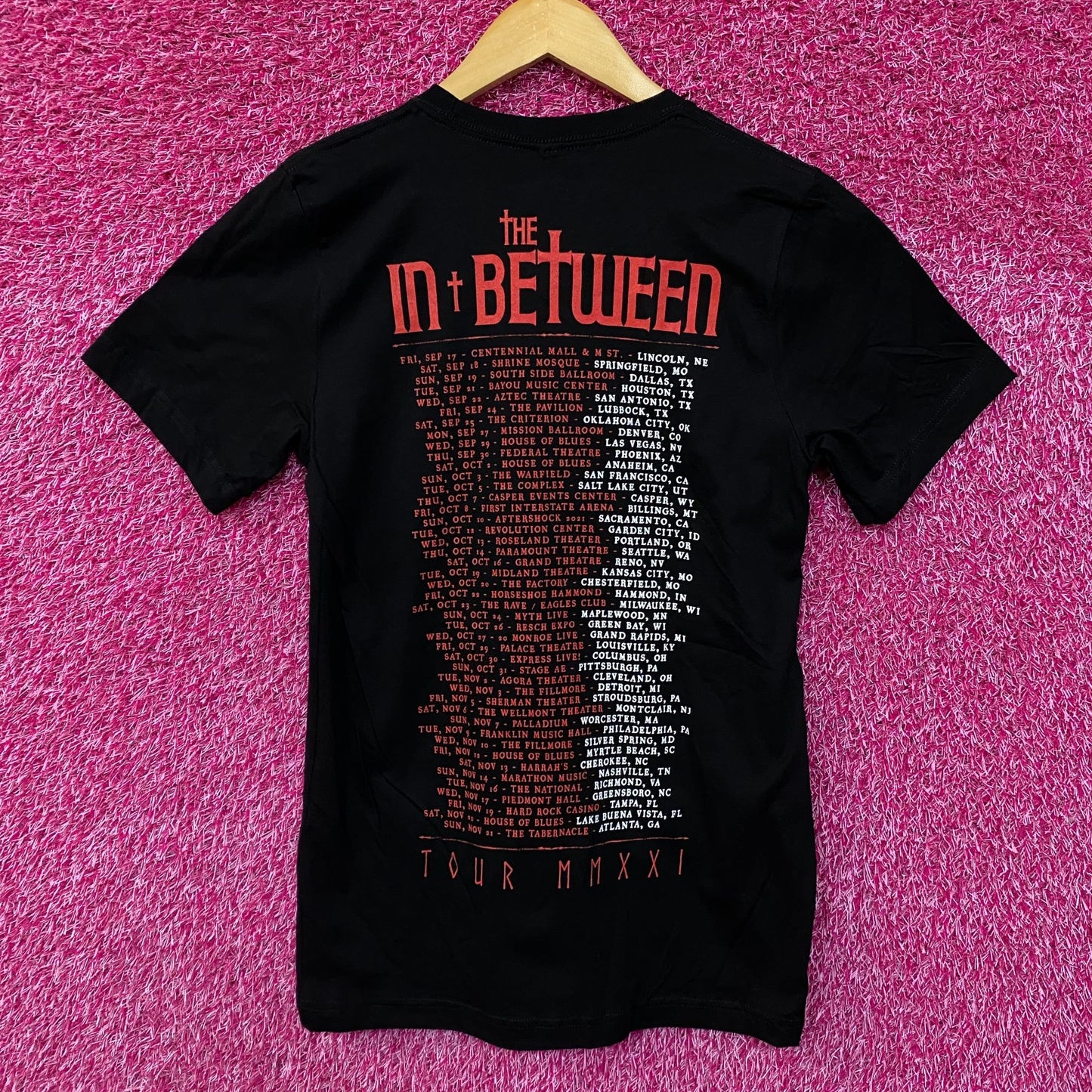 In This Moment The In-Between Tour Gothic Metal Band Tee S