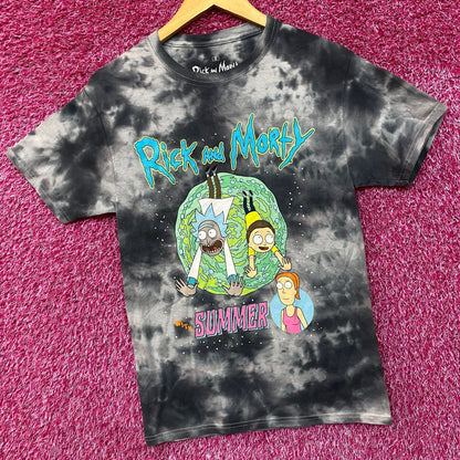 Adult Swim Rick & Morty with Summer Tie Dye T-Shirt Size Small