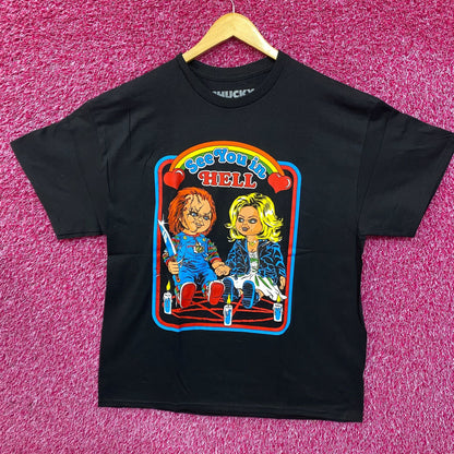 Steven Rhodes Chucky See You In Hell Tarot Card T-Shirt XL