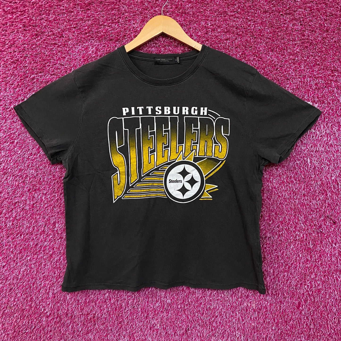 Junk Food Clothing NFL Pittsburgh Steelers Women's T-Shirt XL