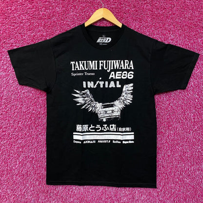 Initial D Takumi Fujiwara Toyota Sprinter Trueno AE86 Fujiwara Tofu Shop Anime T-Shirt large