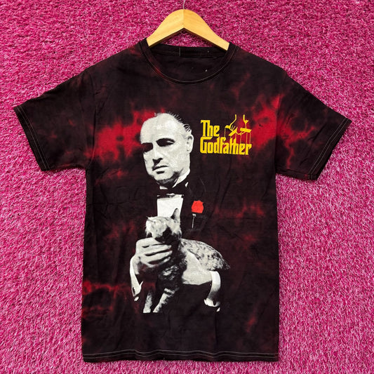 The Godfather and Cat Graphic Design T-Shirt Extra Small