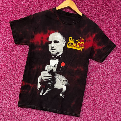 The Godfather and Cat Graphic Design T-Shirt Extra Small