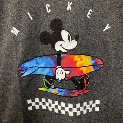 Disney x NEFF Mickey Mouse Surfboard Graphic Design T-Shirt Large