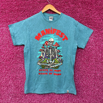 Your Highness Manifest Your State of Mind Skeleton T-shirt size medium