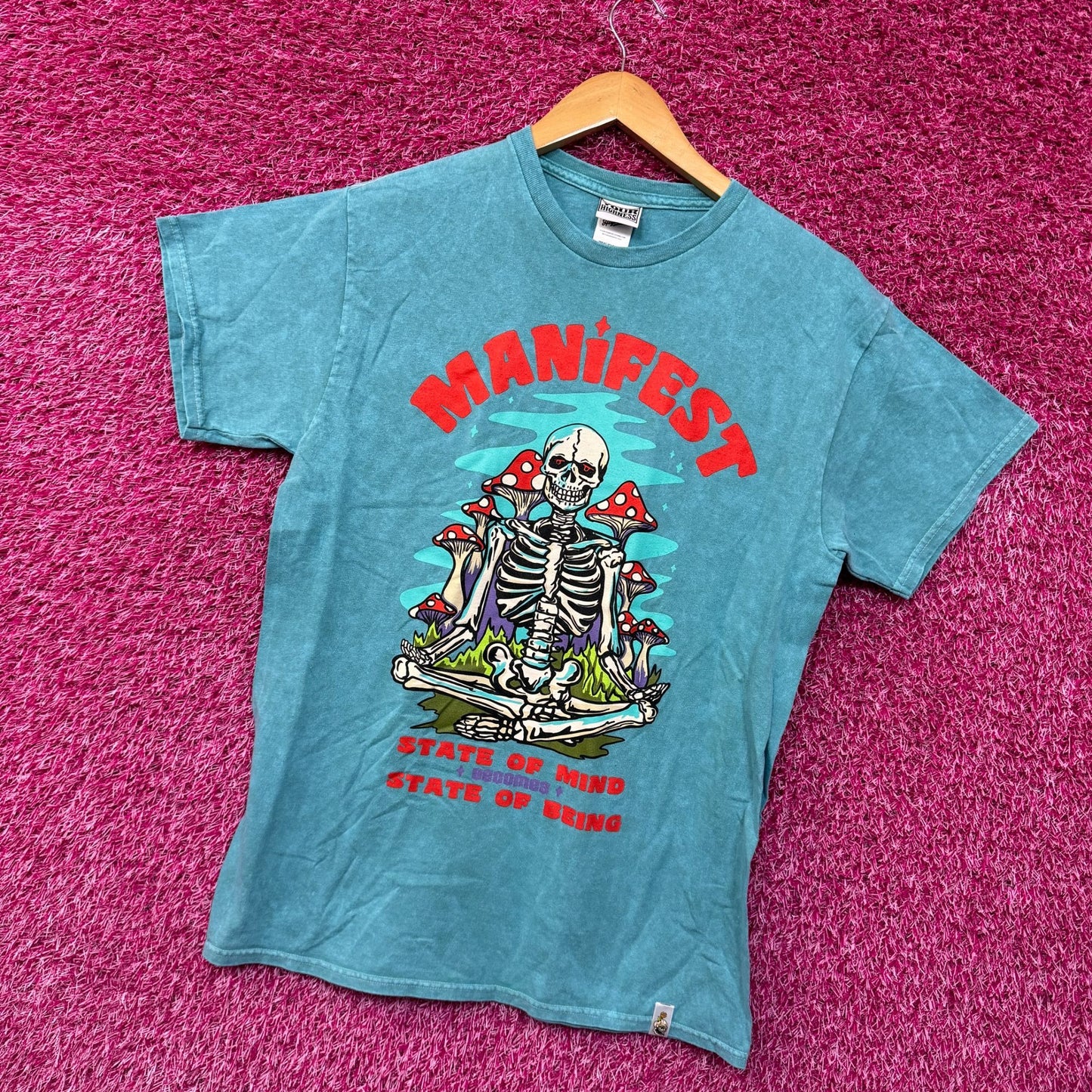 Your Highness Manifest Your State of Mind Skeleton T-shirt size medium